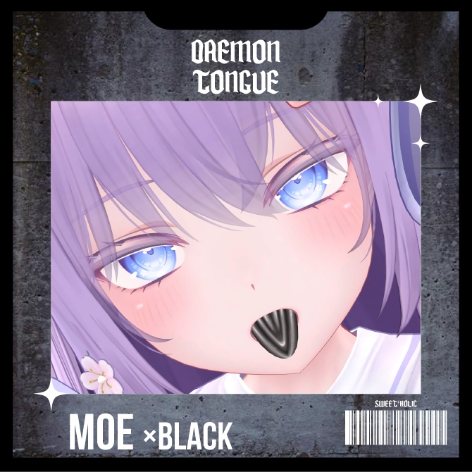 【4アバター対応】✟Daemon tongue✟ #SH_texture
