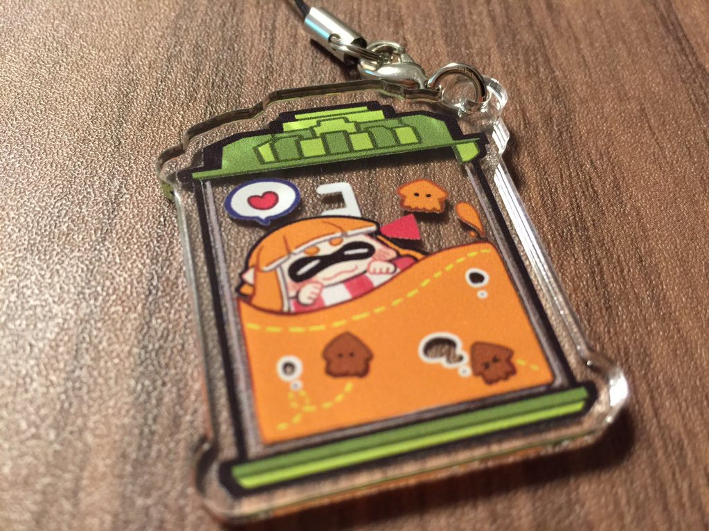 インクボトルキーホルダー