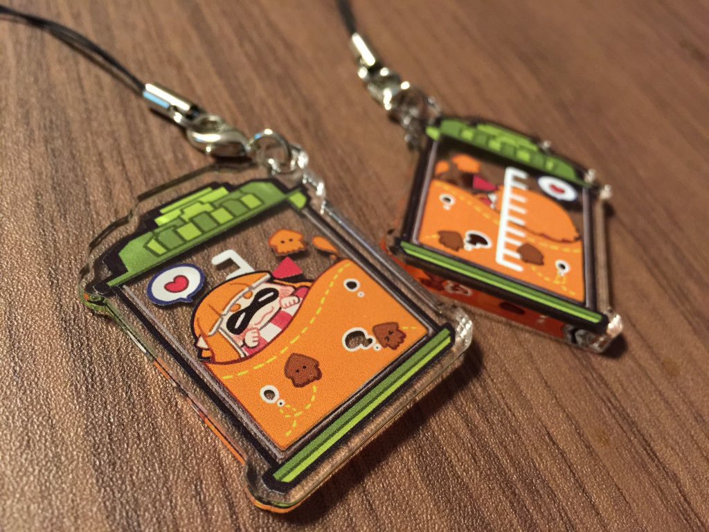 インクボトルキーホルダー