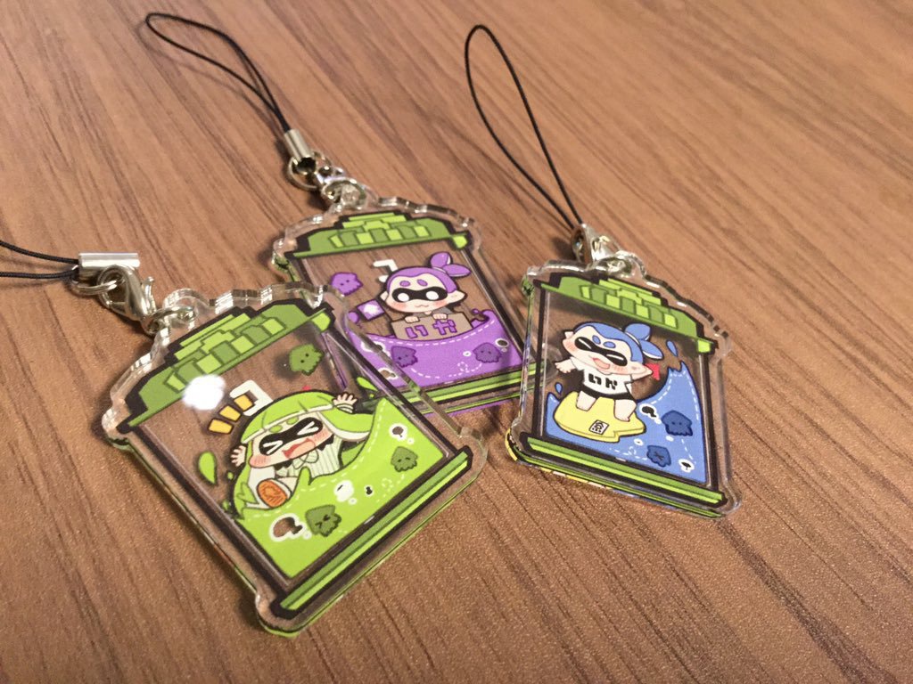 インクボトルキーホルダー