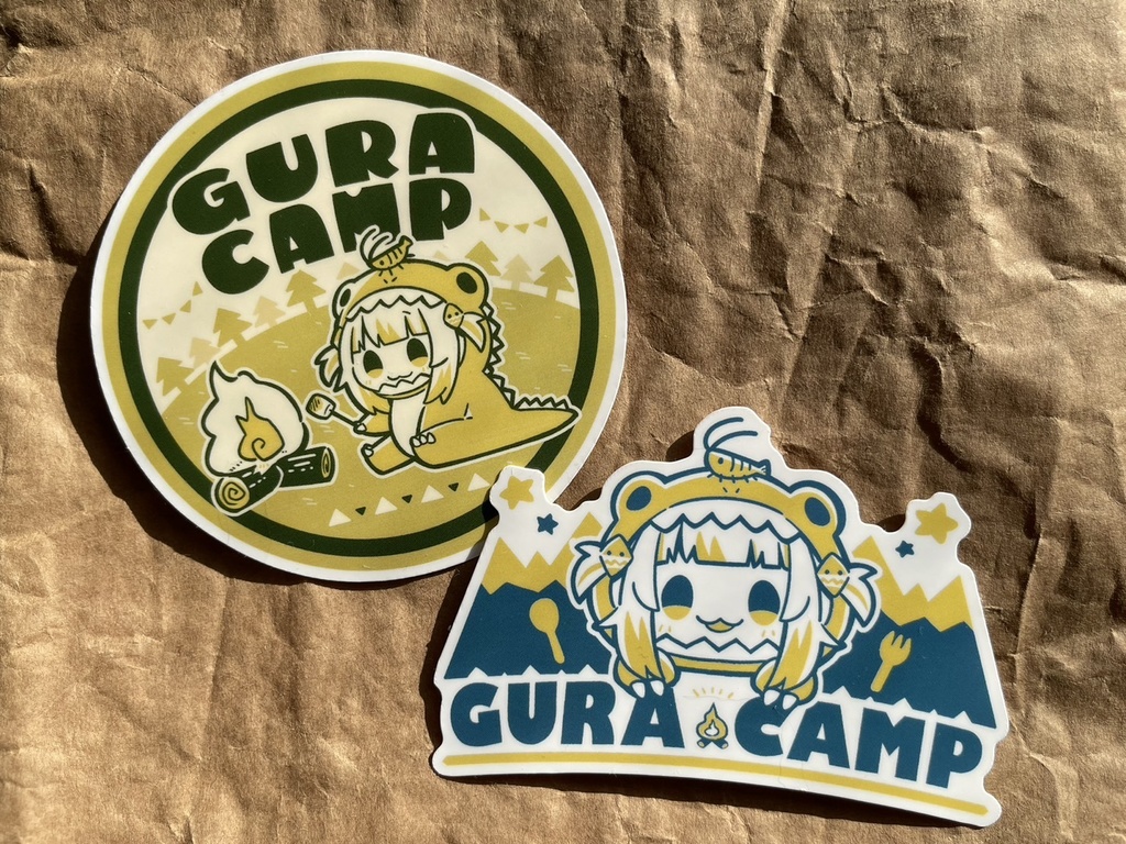 GURA CAMPステッカー(2種)
