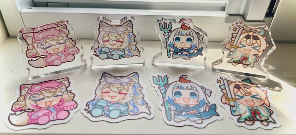 自立ミニアクリルスタンド&ミニステッカーセット