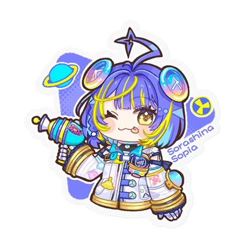 アソビ★まわり隊ステッカー