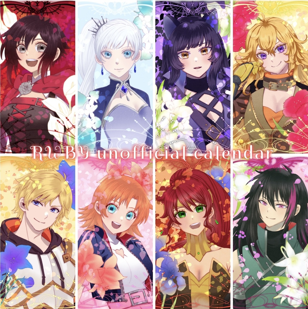 RWBY卓上カレンダー