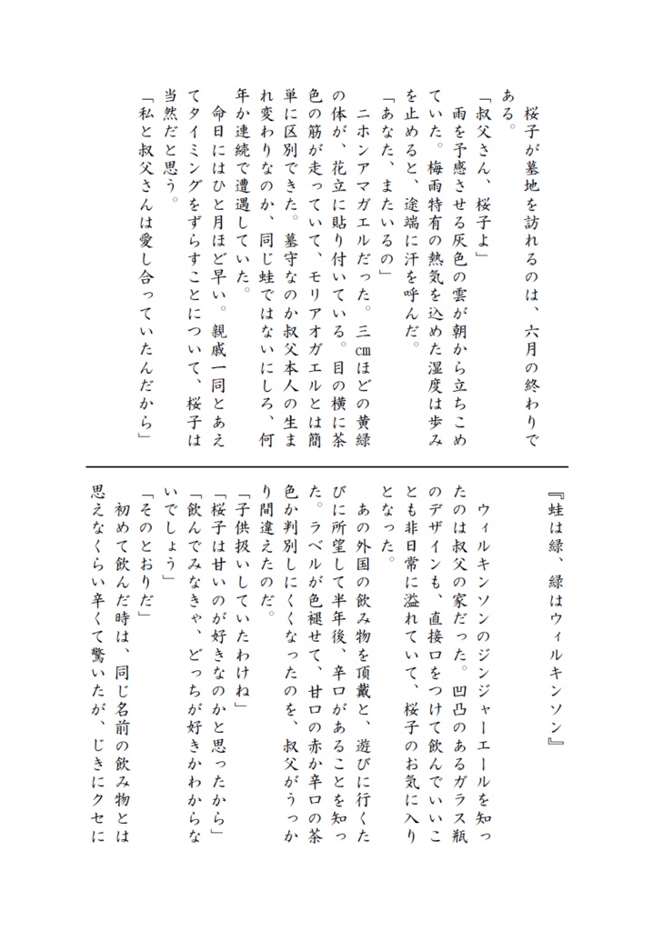 天蛙如水ーあるペロリストの酒記6ー
