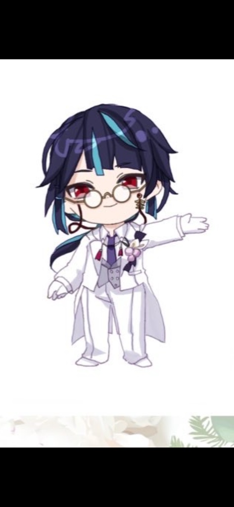 ブライダルカラーアクキー　殊玉善治