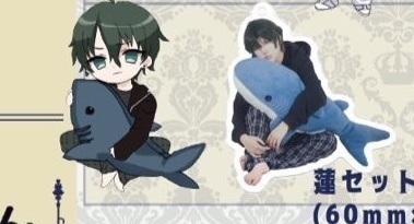 コラボ繋がるアクキー　蓮セット