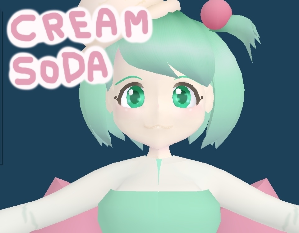 くりーむそーだ【Humanoid】Ver.1.0.0(VRChat想定)