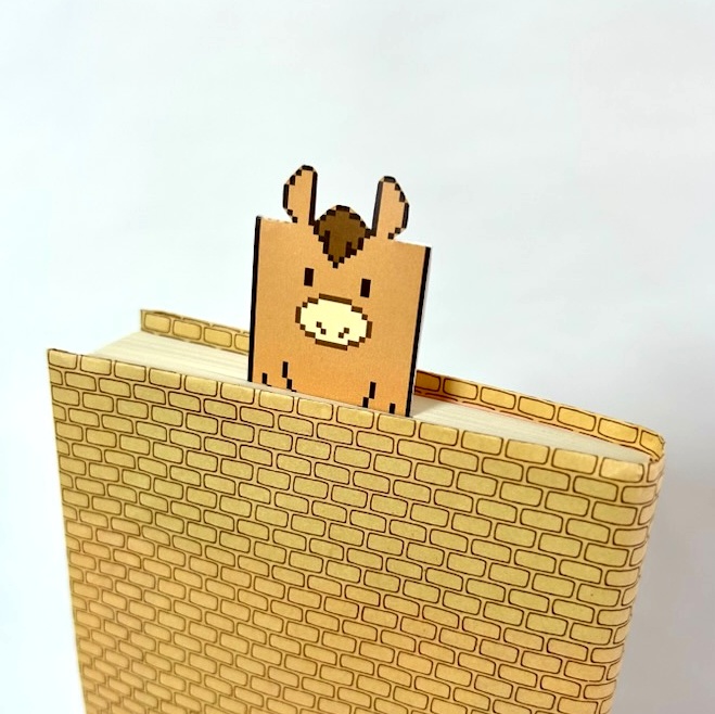 【無料有】ドット絵うましおり