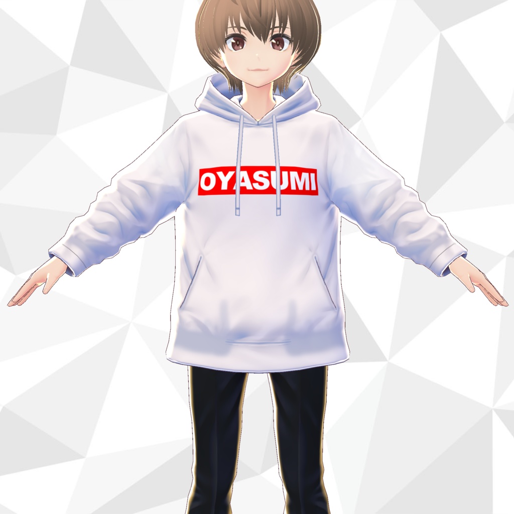 【VRoid texture】グラデジャケットonパーカー(おまけパーカー付)【OYASUMI】