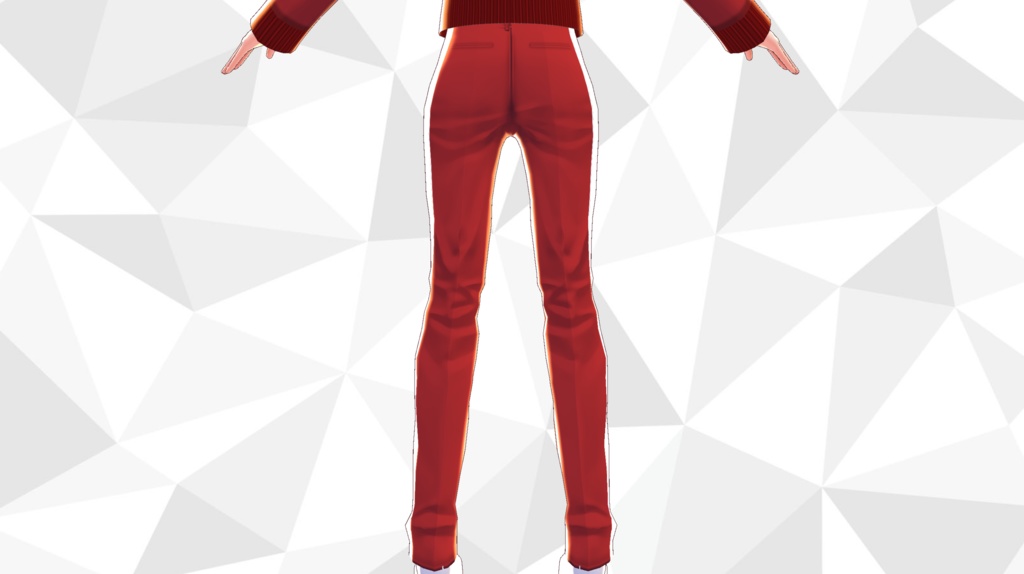 【VRoid texture】カラージャージ 5色 上下セット 【OYASUMI】