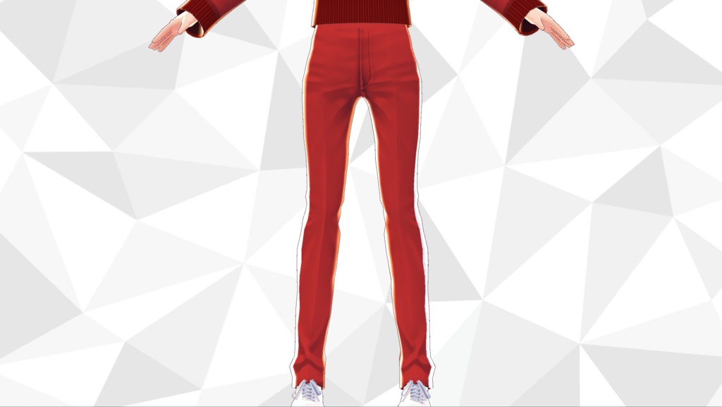 【VRoid texture】カラージャージ 5色 上下セット 【OYASUMI】