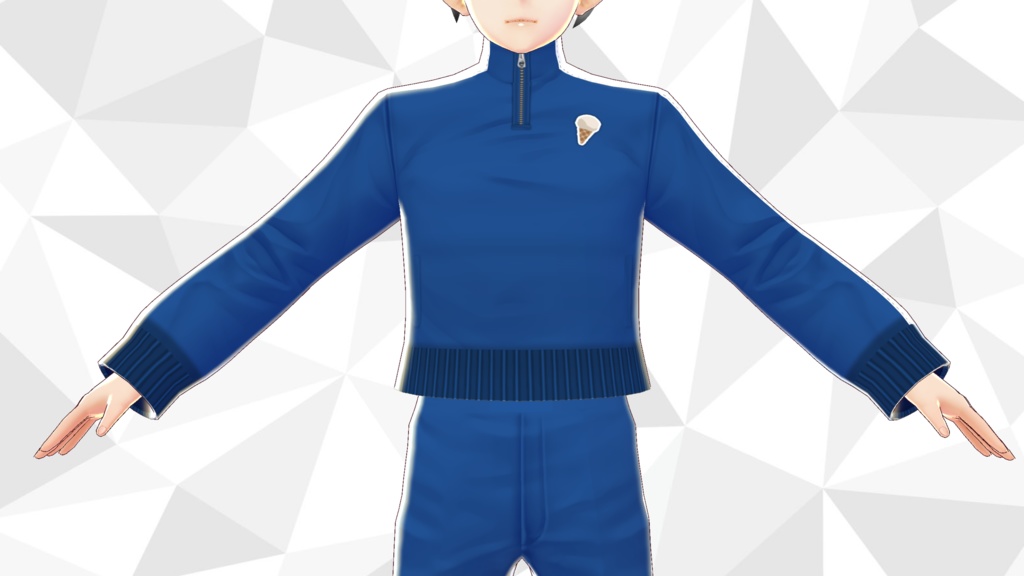 【VRoid texture】カラージャージ 5色 上下セット 【OYASUMI】