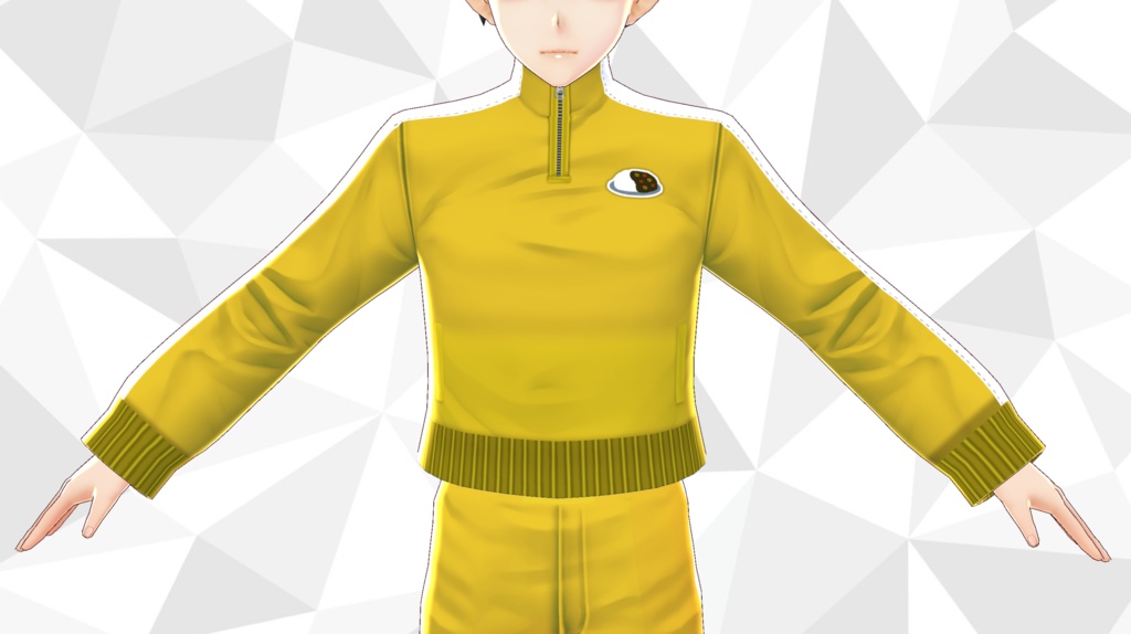 【VRoid texture】カラージャージ 5色 上下セット 【OYASUMI】