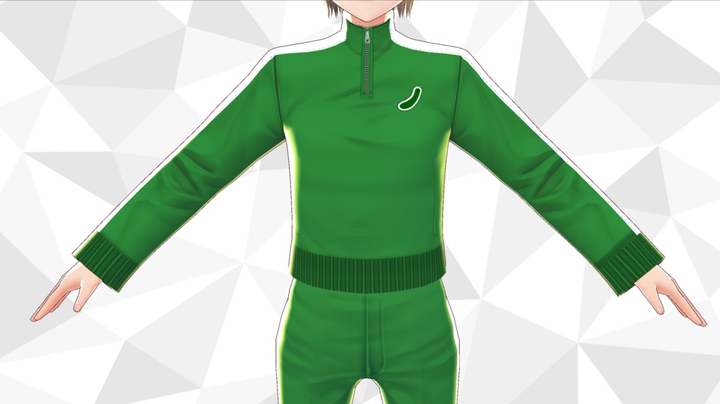 【VRoid texture】カラージャージ 5色 上下セット 【OYASUMI】