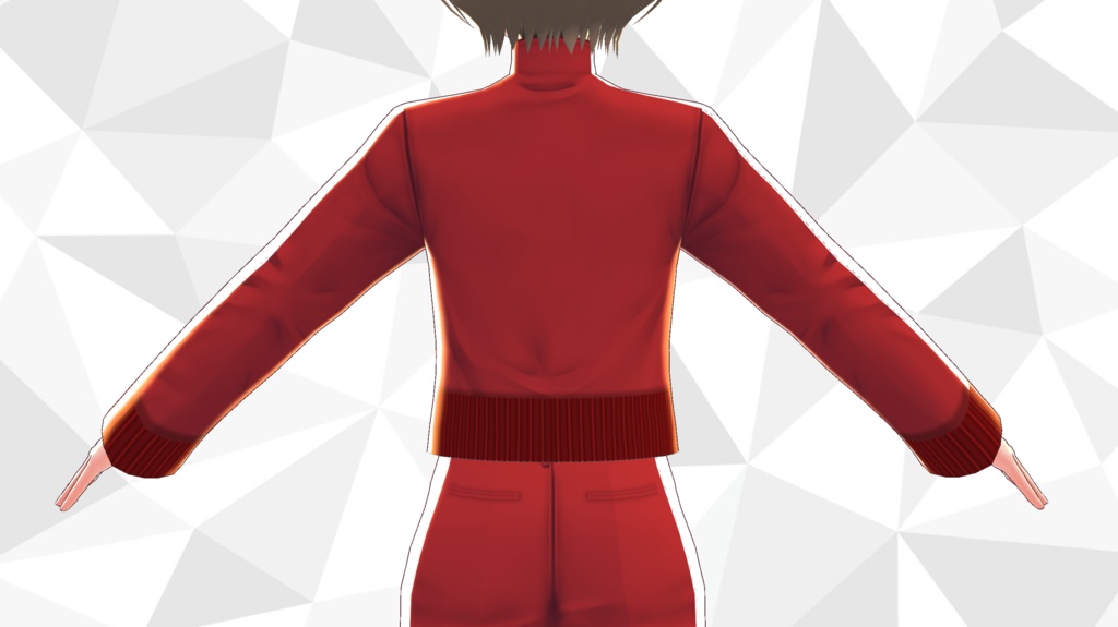 【VRoid texture】カラージャージ 5色 上下セット 【OYASUMI】