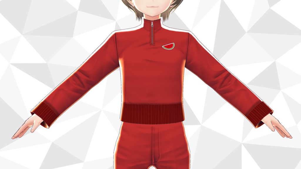 【VRoid texture】カラージャージ 5色 上下セット 【OYASUMI】