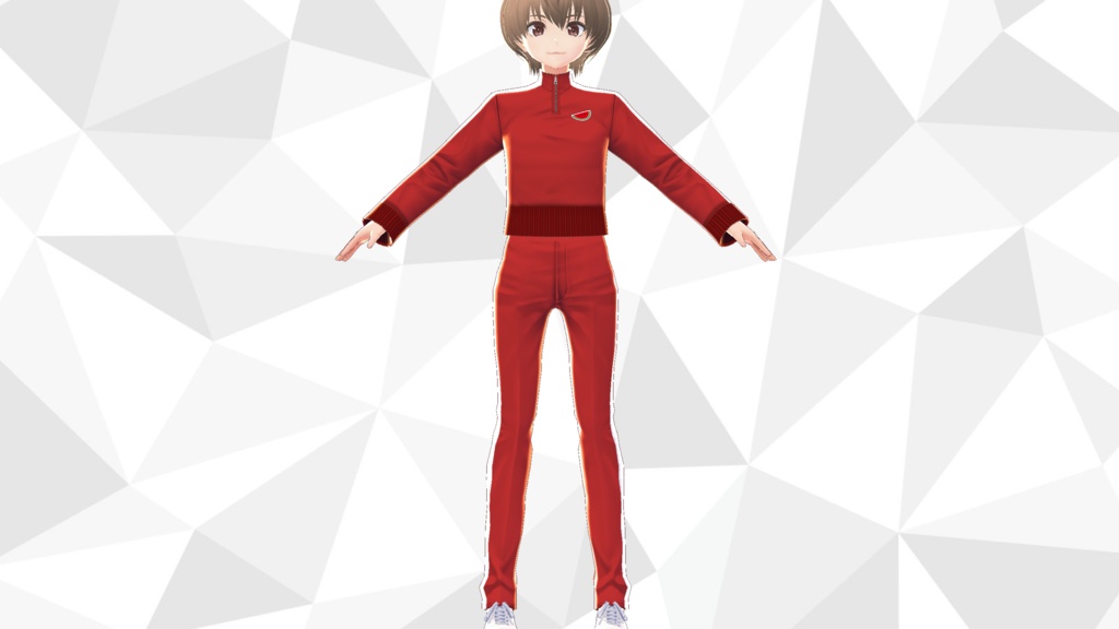 【VRoid texture】カラージャージ 5色 上下セット 【OYASUMI】