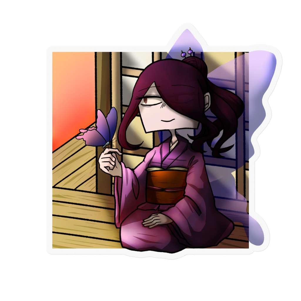 命魂生神ステッカー「華夜 奏子」