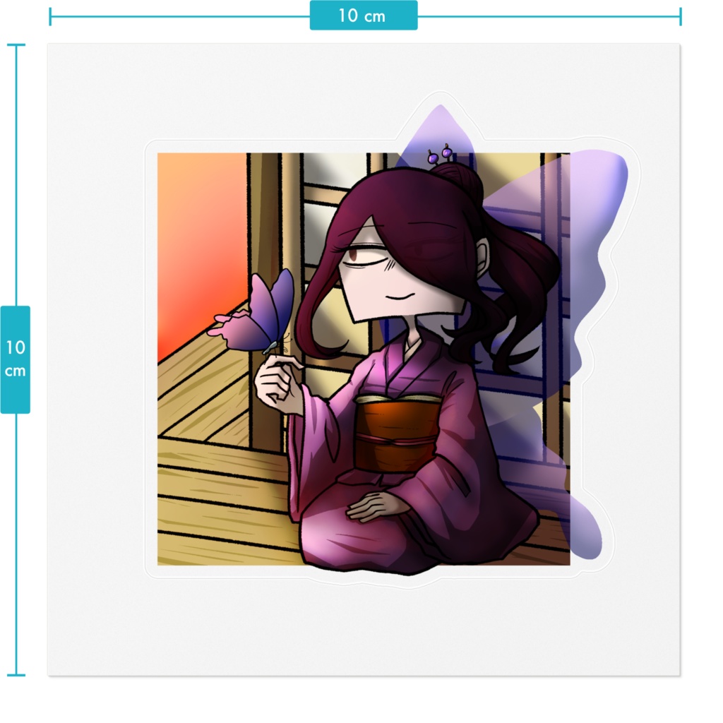命魂生神ステッカー「華夜 奏子」