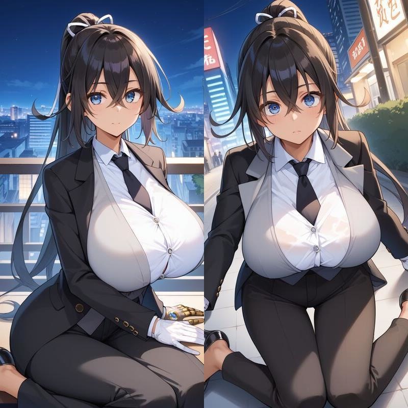 AH55 - Amane Fuuma Action Taimanin
