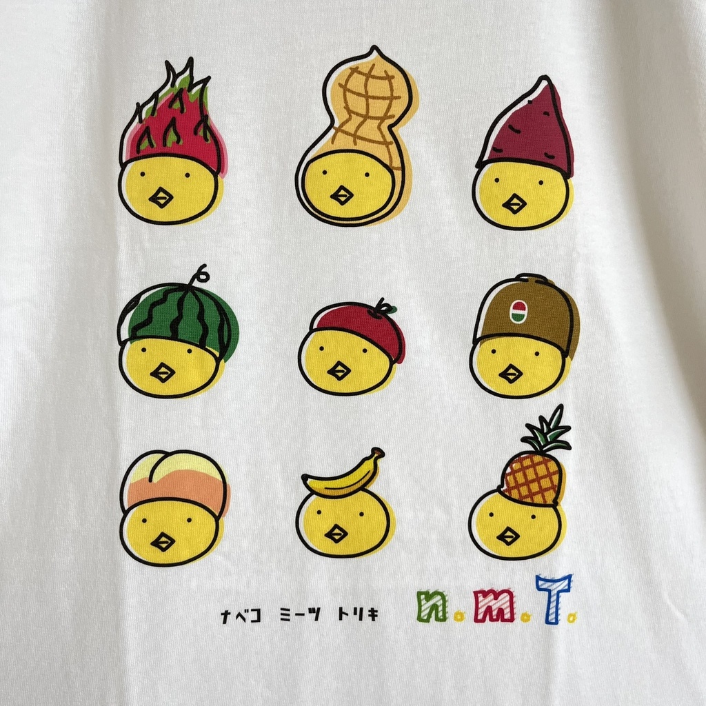 【Tシャツ/2カラー】ナベコミーツとりきの定番Tシャツ・キッズサイズもあるよ