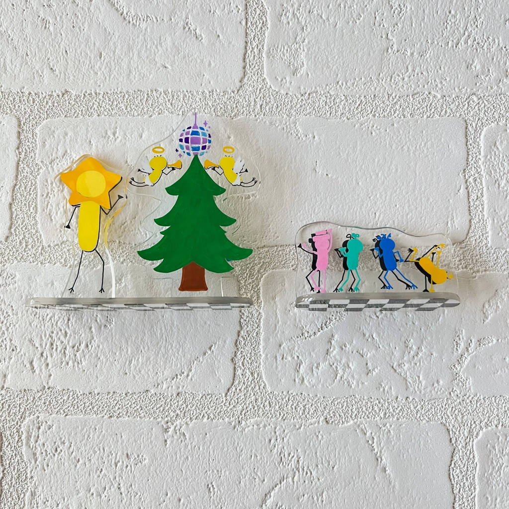 【12月の限定グッズ】プラバンスタンド〜Hey!!ダンシングとりき〜