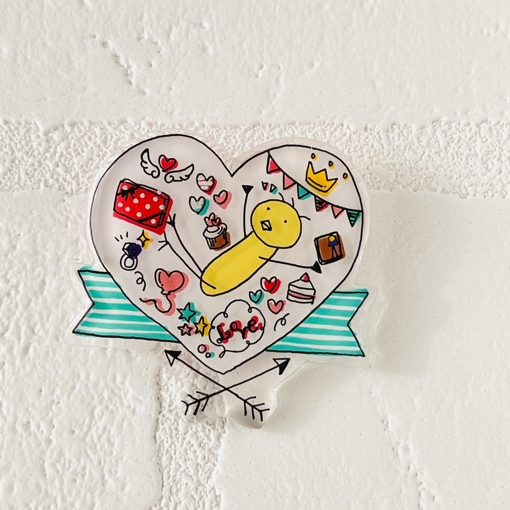 【2月の1個限定グッズ】プラバンバッチ〜お菓子だ!わっしょい〜