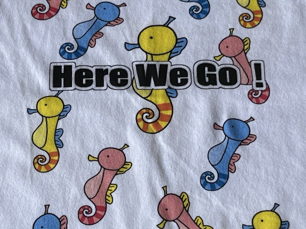 (キッズTシャツ)ゾウさんミーツトリキ&トリノオトシゴ