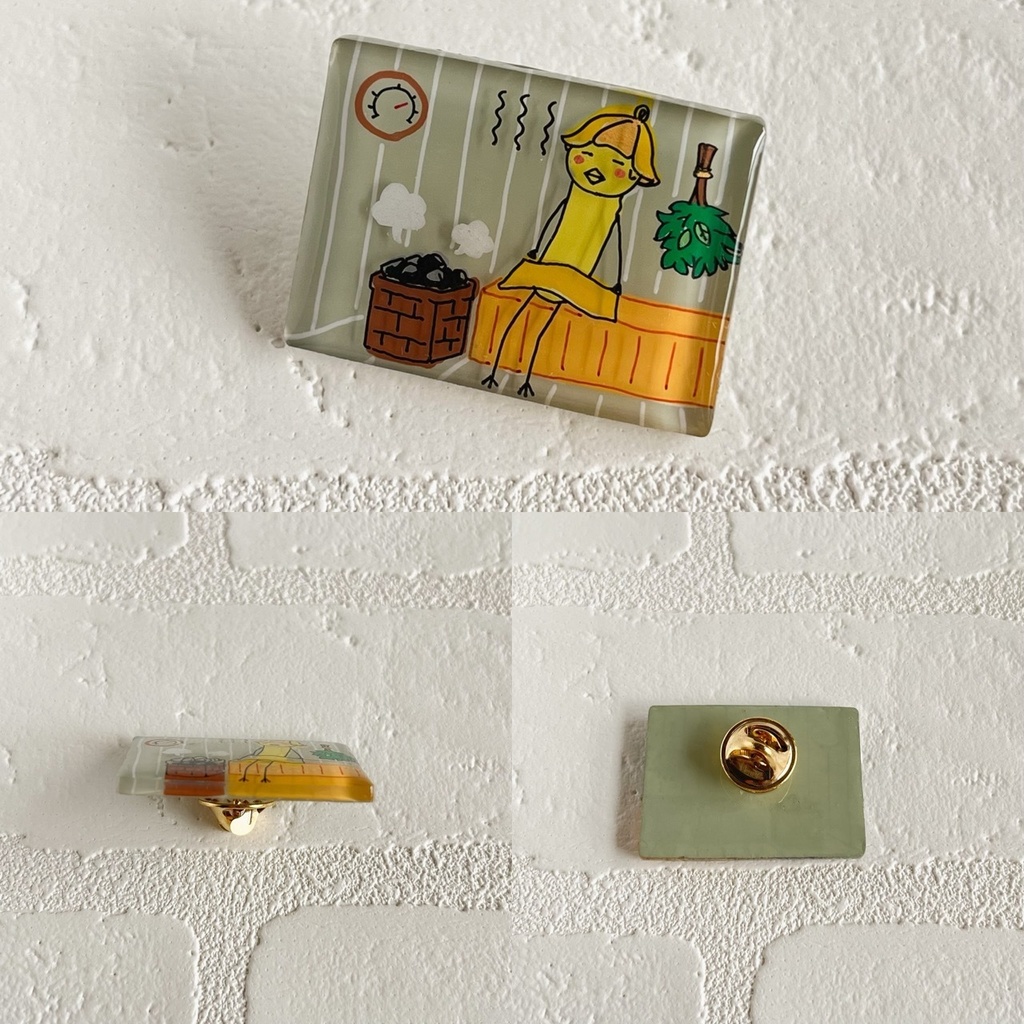 【デザフェス59発表作品】プラバンピンバッチ