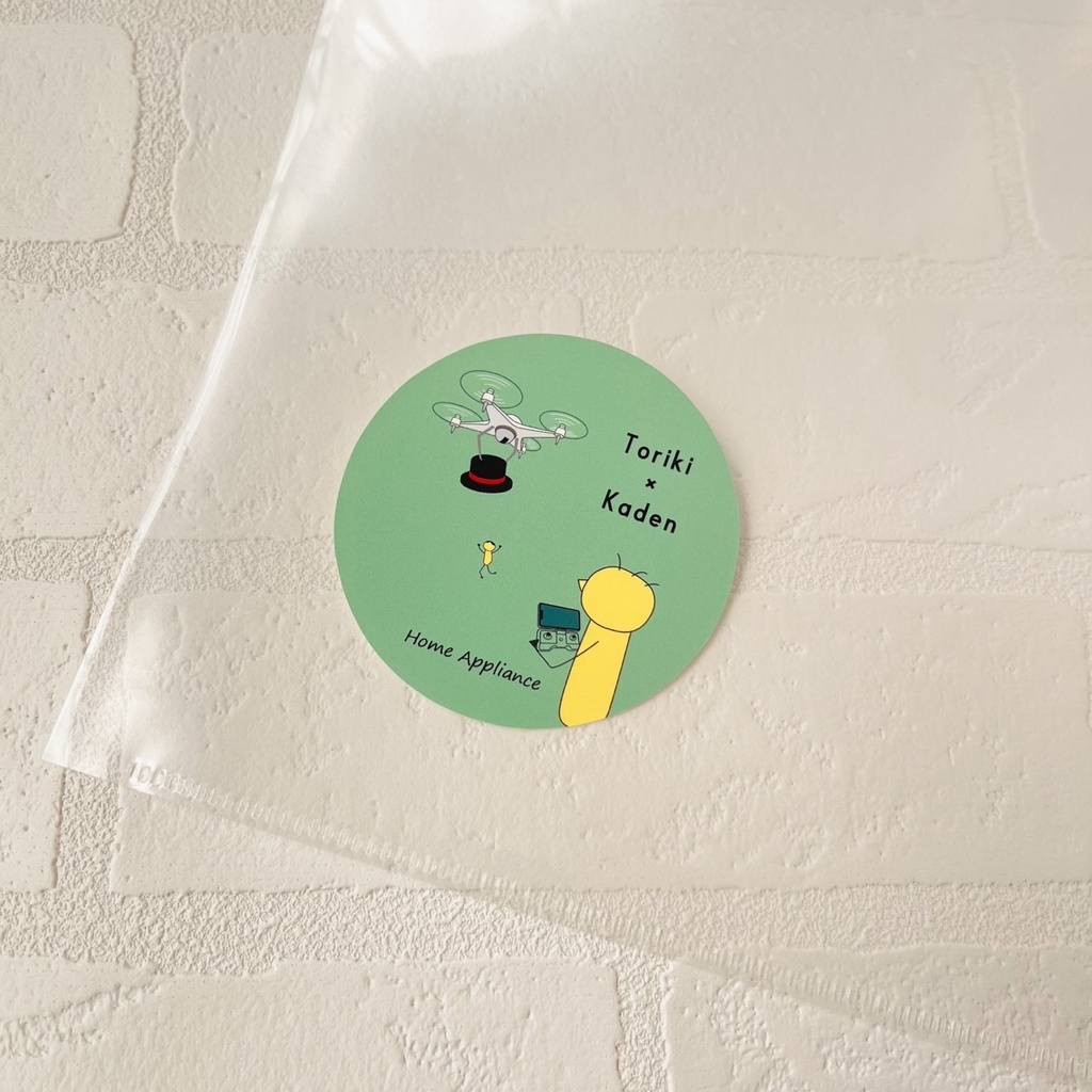 【全8種】とりき to かでんステッカー