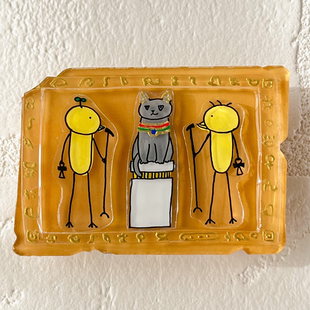 【10月!?の限定プラバンバッジ】古代とりき文明〜キャットとともに〜