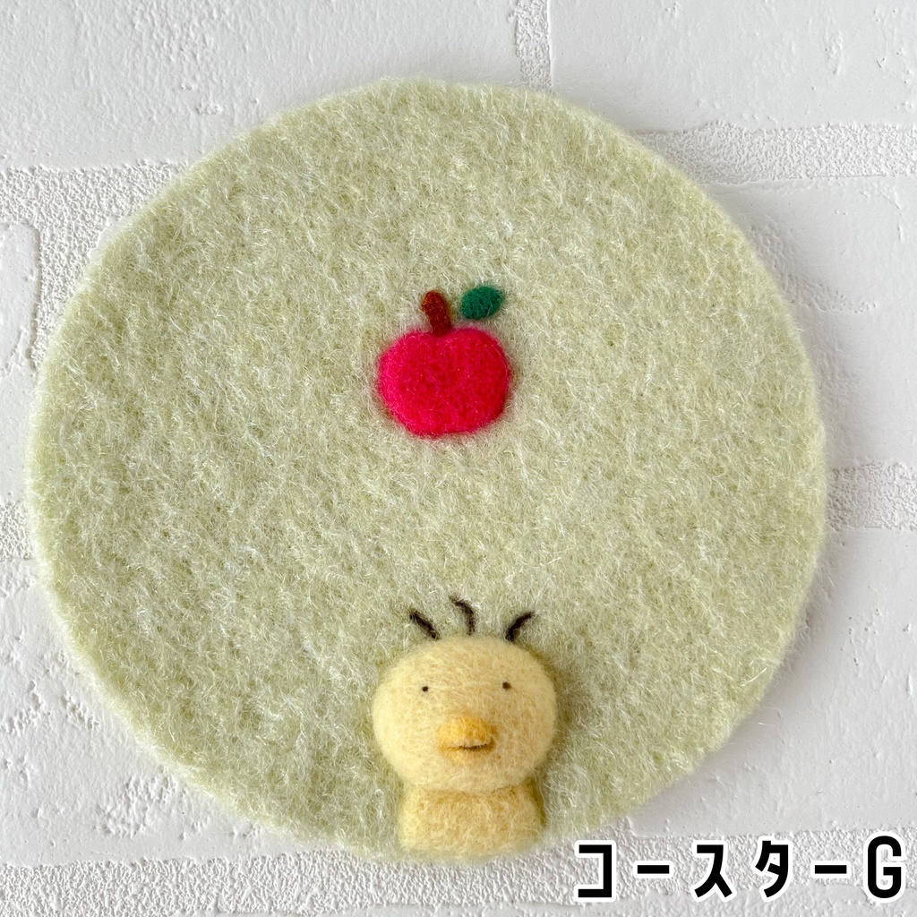 【2025年歳末トリキ市】七福鳥湯呑み+羊毛コースターセット