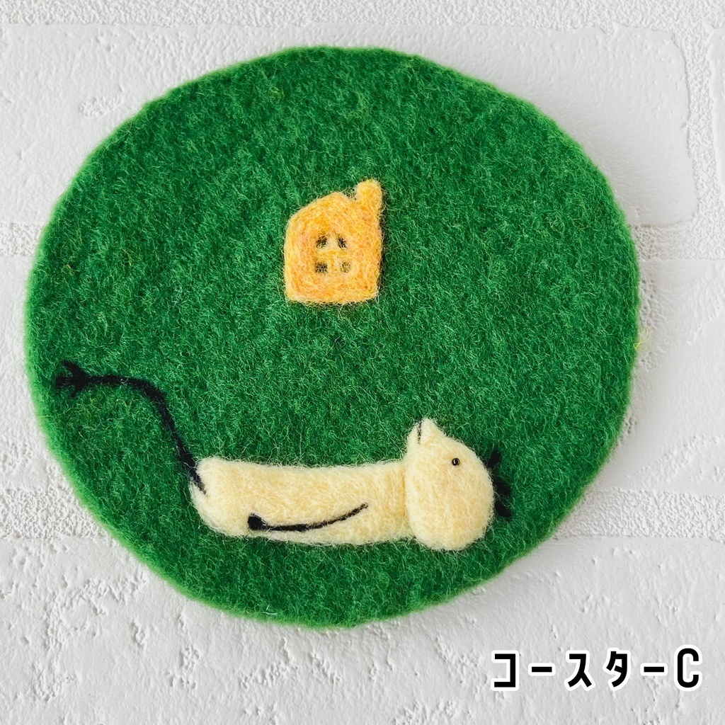 【2025年歳末トリキ市】七福鳥湯呑み+羊毛コースターセット