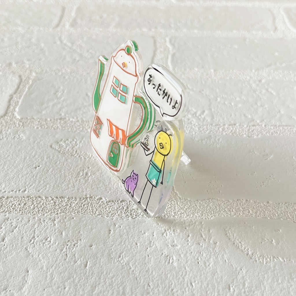 【1月!?の限定プラバンバッジ】喫茶ポッとりき〜看板キャットと営業中〜