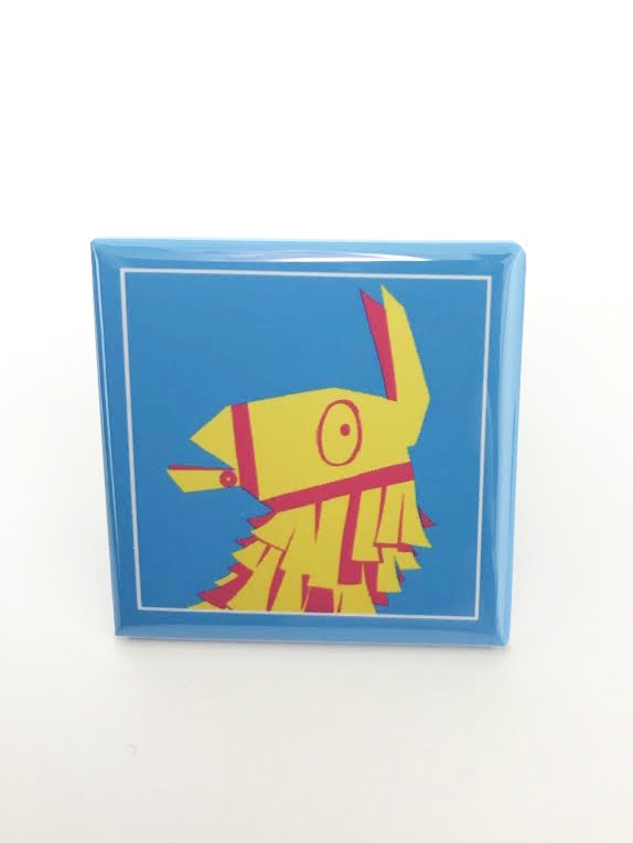 ラマ・缶バッチ