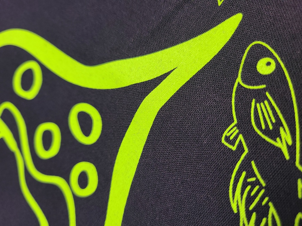 【匿名配送用】ミジンコエコバッグ(ステッカーつき)