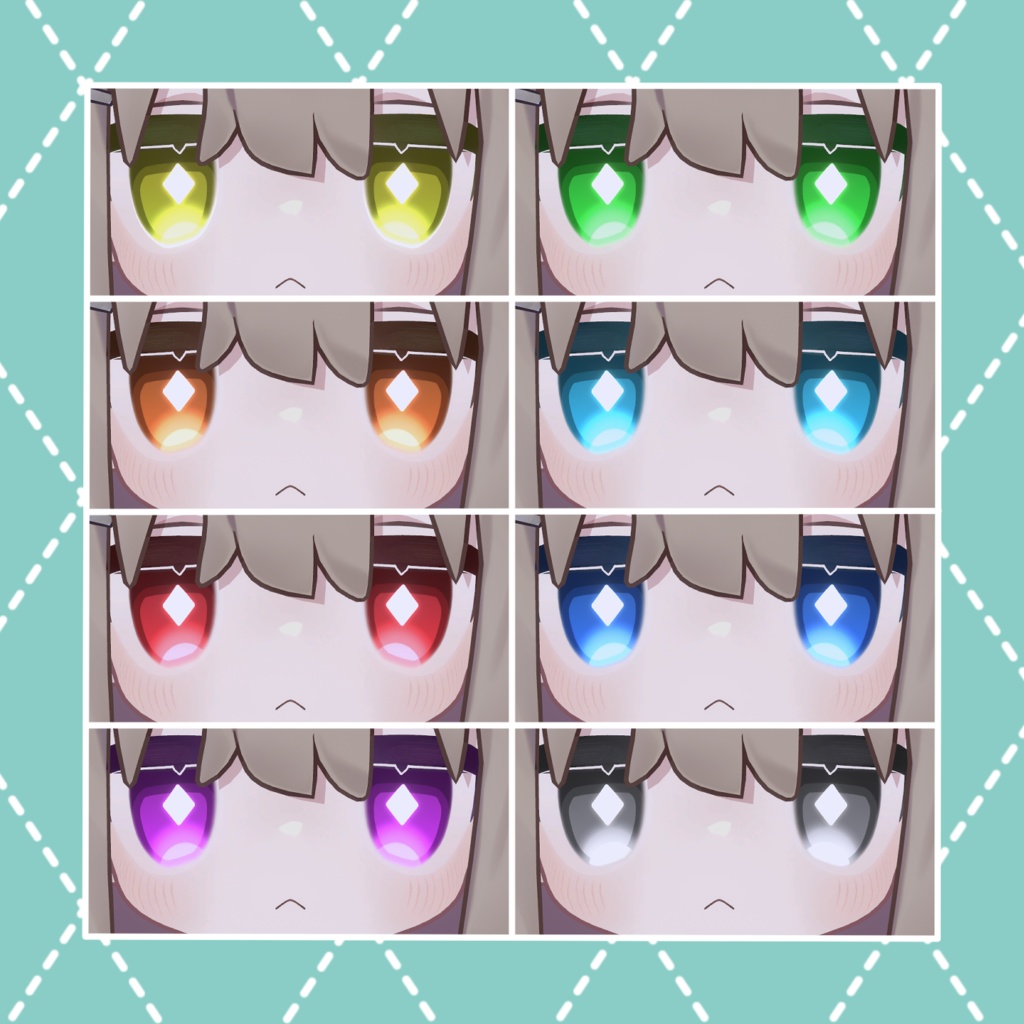 【キプフェル専用】Diamond Shape Eye Texture for Kipfel