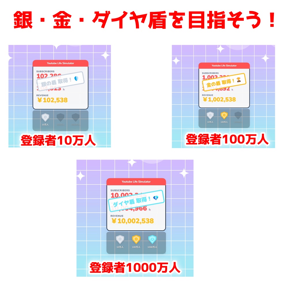 【PRO版 / 配信素材】リスナーと作る伝説!「Youtube Life Simulator PRO」リアルスパチャ連動&炎上・バズ操作で撮れ高MAX!【わんコメ/OBS/VTuber】