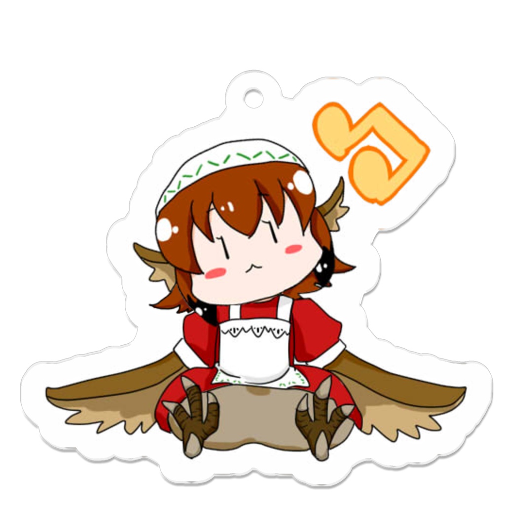 とりきっさ！　スズちゃんキーホルダー