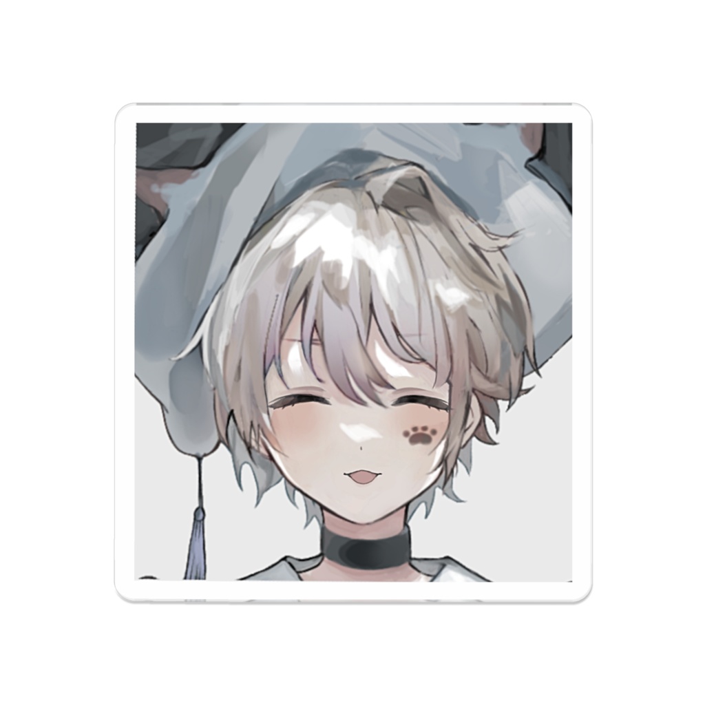 シャムくんのお顔アクリルバッジ 全4種