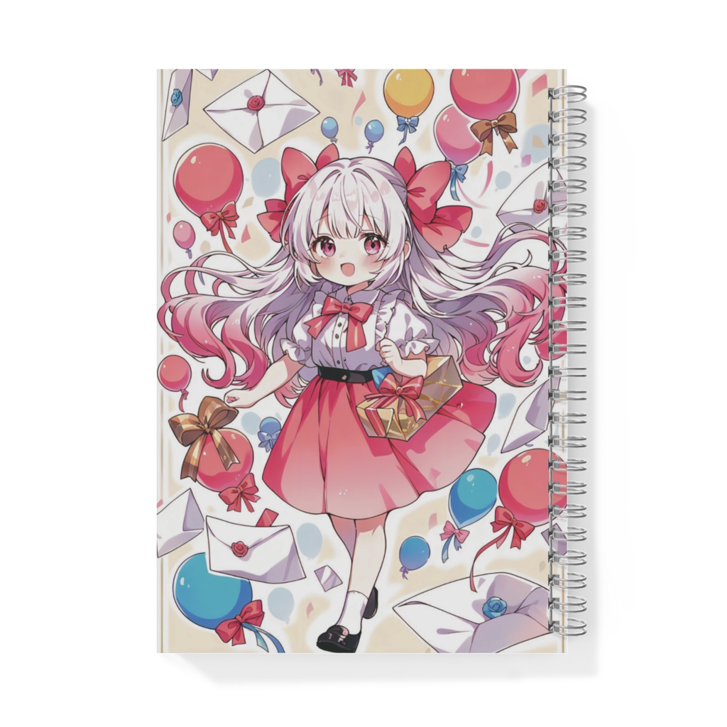 お菓子に囲まれたさくちゃんノート