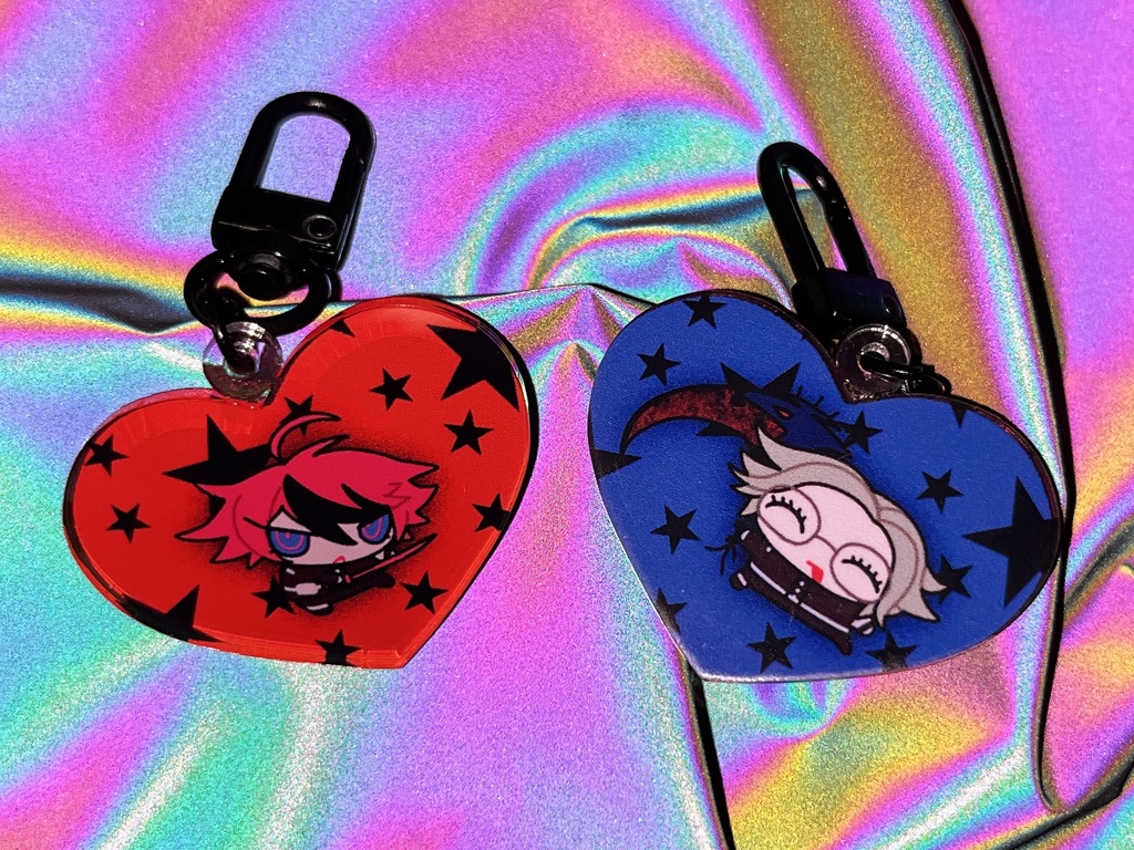 拓海と蒼月アクキー