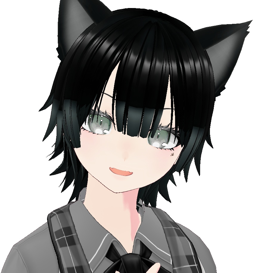 【VRoidモデル】中性・猫耳|即使用可|Vtuber向け