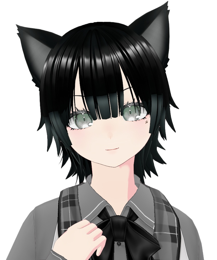 【VRoidモデル】中性・猫耳|即使用可|Vtuber向け