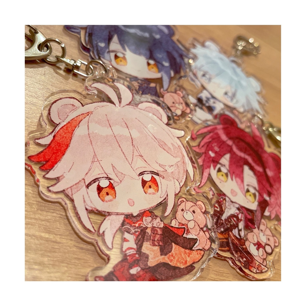 くまちゃんになっちゃった？！アクリルキーホルダー(おひとり様各種1つまで)