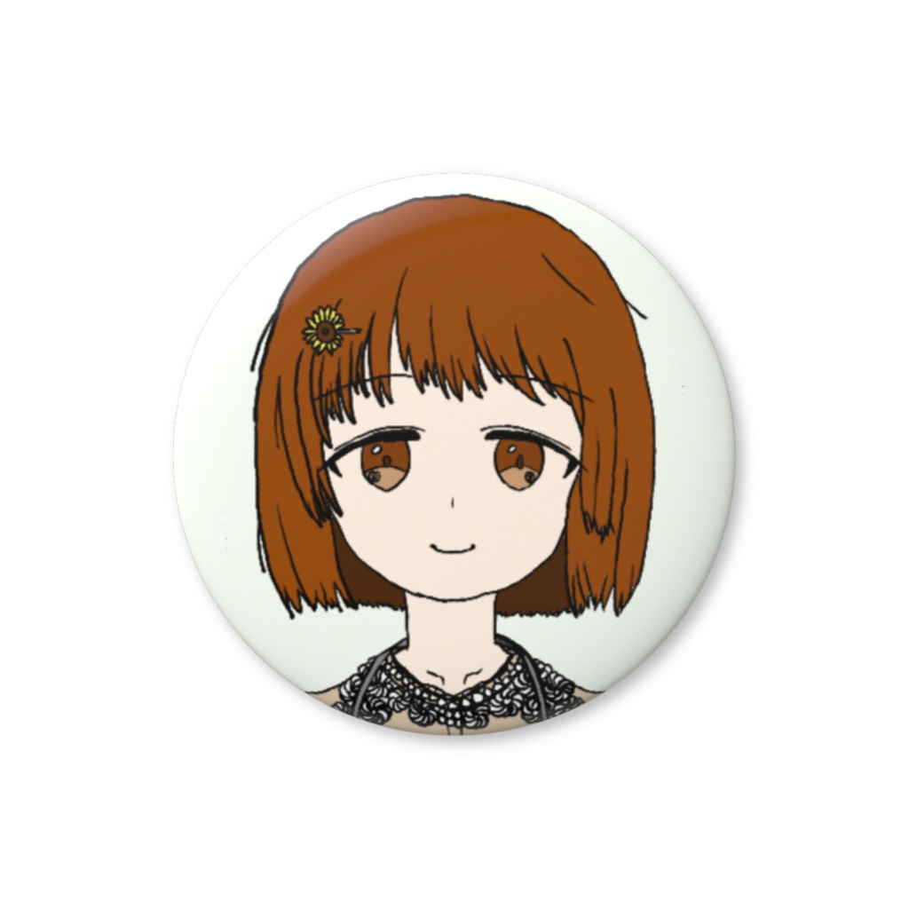 テスト販売　缶バッジ　雨時光