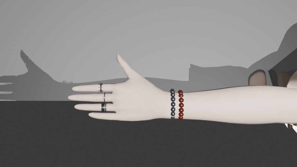 指輪と腕輪(無料). Finger ring and hand ring(Free).