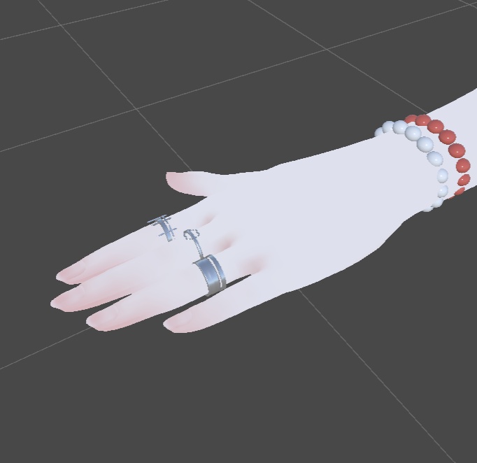 指輪と腕輪(無料). Finger ring and hand ring(Free).
