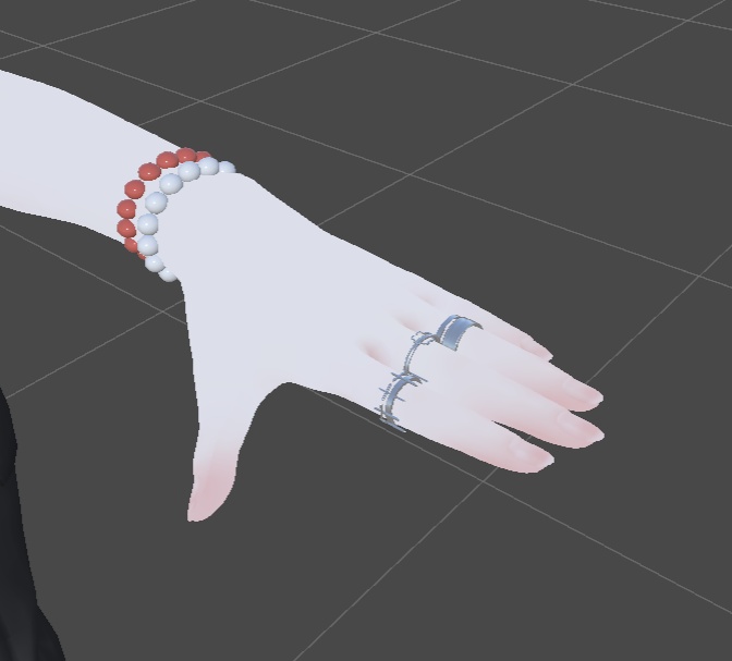 指輪と腕輪(無料). Finger ring and hand ring(Free).